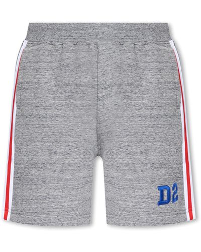 DSquared² Grey Shorts With Logo