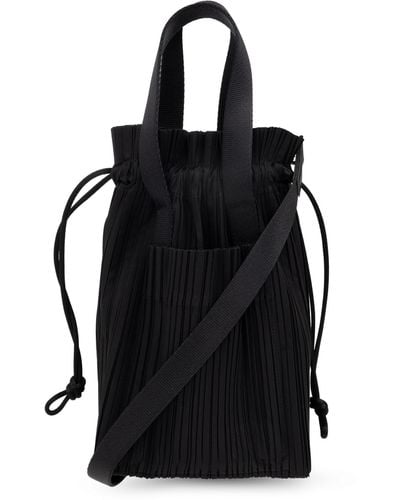 Pleats Please Issey Miyake Shoulder Bag, - Black