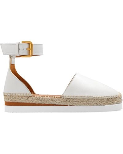 See By Chloé 'glyn' Leather Espadrilles, - White
