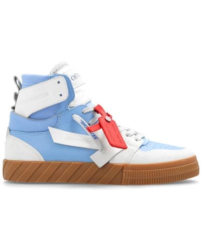 Off-White c/o Virgil Abloh Off- ‘Floating’ High-Top Sneakers, , Light - Blue