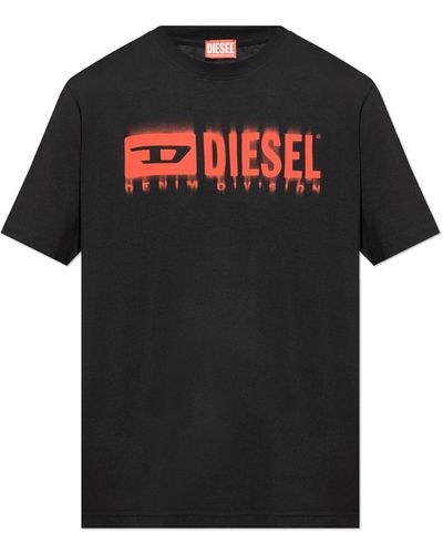 DIESEL T-shirt `t-adjust-q7`, - Black