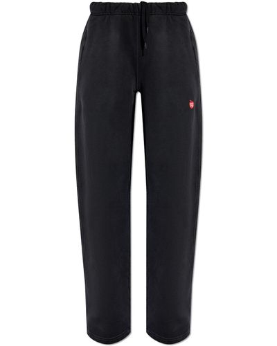 T By Alexander Wang Joggers With Print - Black
