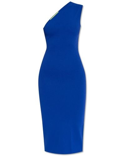 GAUGE81 'arriba' One-shoulder Dress, - Blue