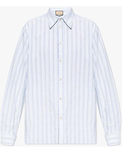 Gucci Striped Shirt - White