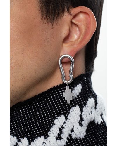 Marcelo Burlon Earring With Logo - Metallic