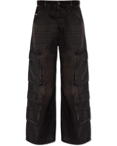 DIESEL 'd-sire-cargo-d L.32' Jeans, - Black