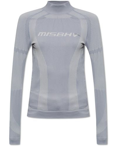 MISBHV Top With Long Sleeves, - Blue