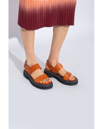 Proenza Schouler Leather Sandals - Brown
