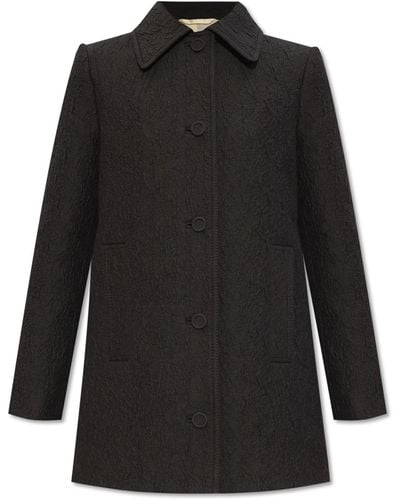 Gucci Technical Cotton Coat - Black
