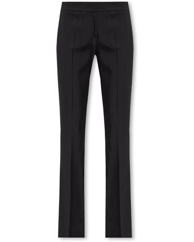 Blumarine Pleat-Front Trousers - Black