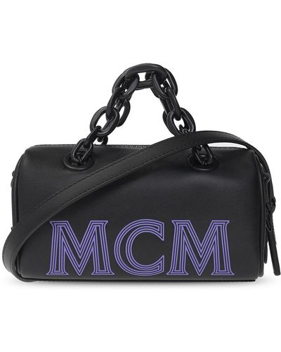 MCM 'boston' Shoulder Bag - Black