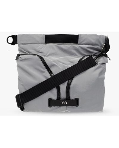 Y-3 Shoulder Bag With Logo - Grey