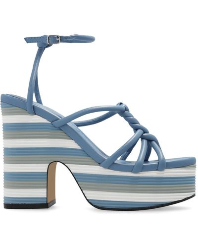 Jimmy Choo ‘Clare’ Platform Sandals - Blue