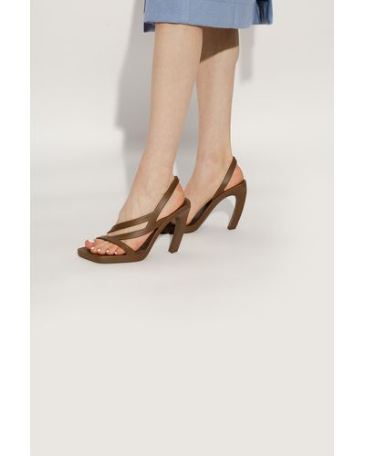 Bottega Veneta Brown 'jimbo' Heeled Sandals