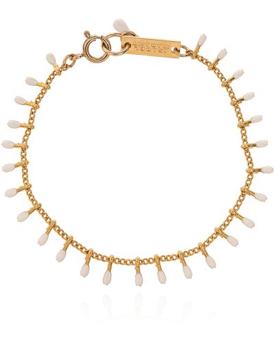 Isabel Marant Bracelet With Logo, - Metallic