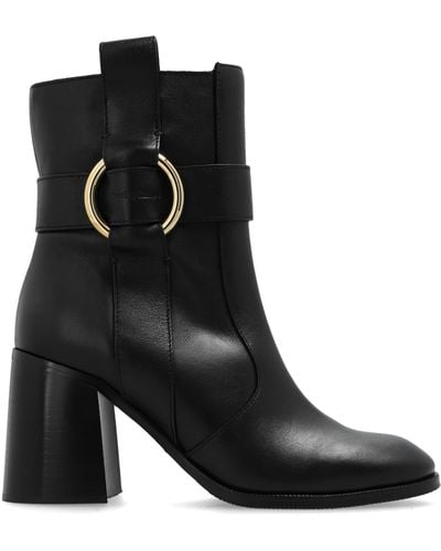See By Chloé Heeled Ankle Boots 'zelda', - Black