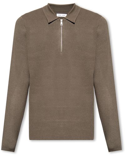 Samsøe & Samsøe ‘Guna’ Polo Sweater - Brown