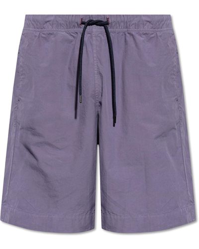 PS by Paul Smith Organic Cotton Shorts, - Purple