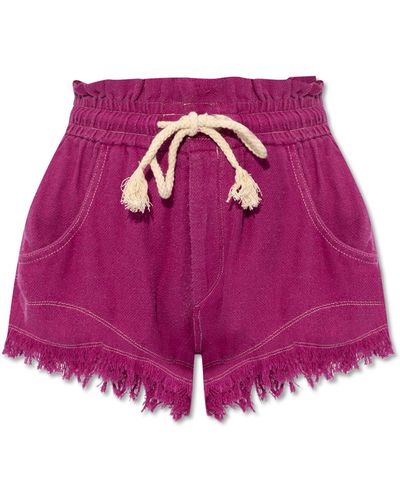 Isabel Marant Silk Shorts 'talapiz', - Pink