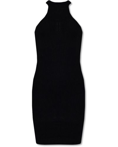 Iceberg Dress With Denuded Shoulders - Black