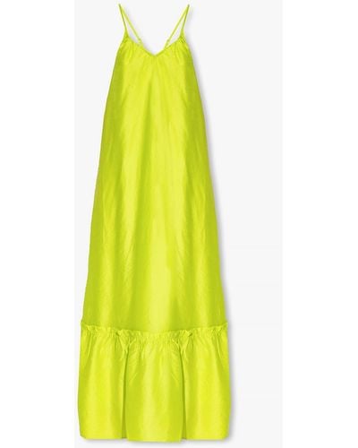 Gestuz ‘Theagz’ Maxi Slip Dress - Yellow