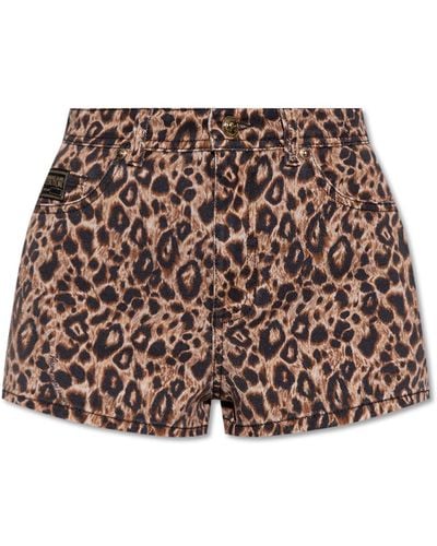 Versace Denim Shorts - Brown