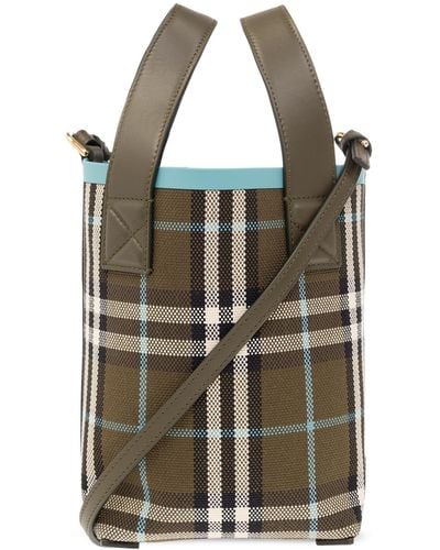 Burberry ‘London Mini’ Bucket Shoulder Bag - Green