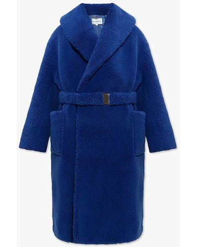 Casablancabrand Faux-fur Coat - Blue