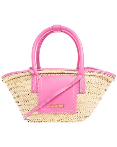 Jacquemus 'le Petit Panier Soli' Shopper Bag, - Pink