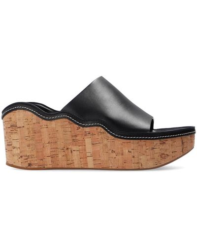 Chloé 'lauren' Wedge Sandals - Black