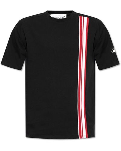 Moschino T-Shirt With Logo - Black