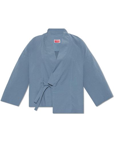 KENZO Short Kimono, - Blue