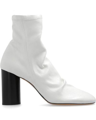 Isabel Marant 'labee' Heeled Ankle Boots, - White