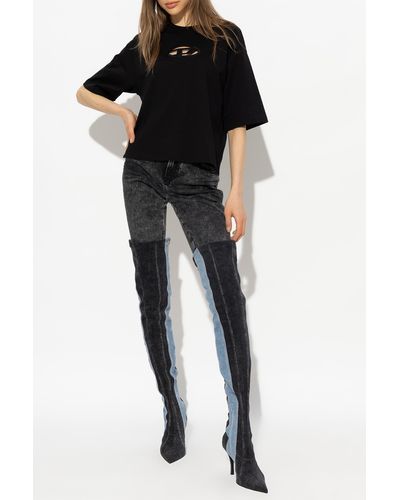 DIESEL 2015 Babhila L.32 Jeans - Black