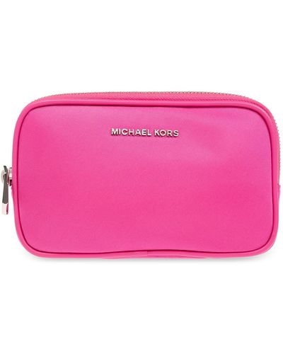 MICHAEL Michael Kors Belt Bag With Logo, - Pink