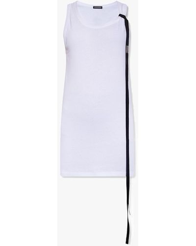 Ann Demeulemeester 'seva' Sleeveless T-shirt - White