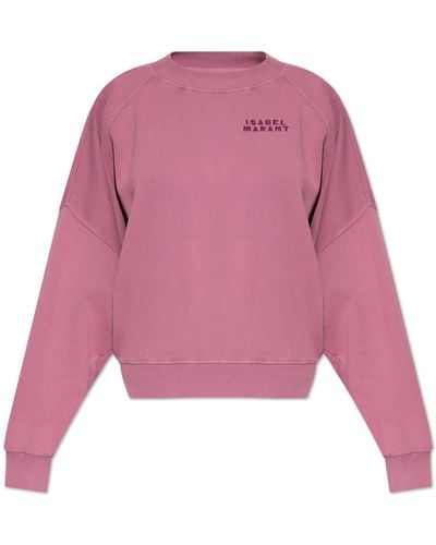 Isabel Marant 'shanice' Loose-fitting Sweatshirt, - Pink
