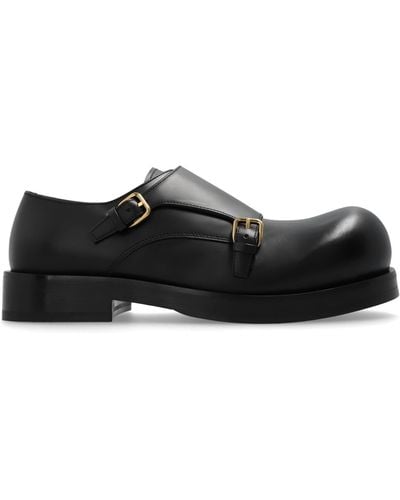 Bottega Veneta 'helium' Monk Strap Shoes, - Black