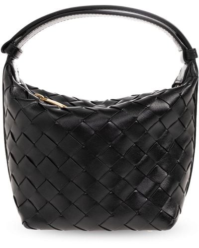 Bottega Veneta 'wallace Mini' Handbag, - Black
