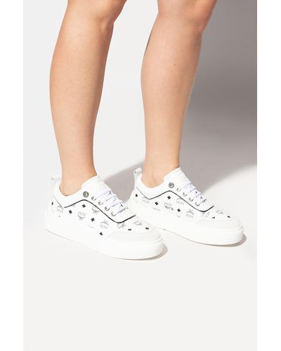 MCM Sneakers With Logo - White