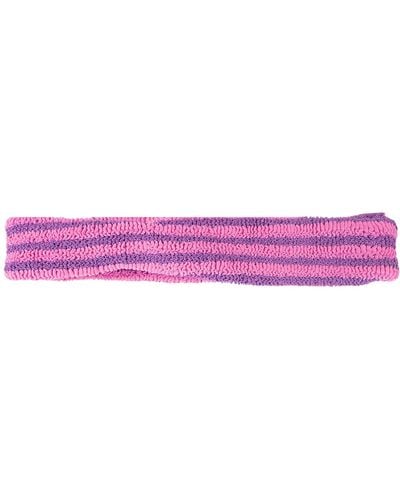 Bondeye Striped Headband, - Purple