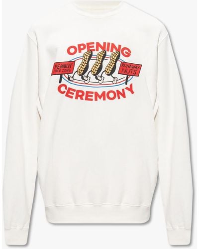 Opening Ceremony Printed Sweatshirt, - White