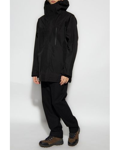 Norse Projects Jacket With Logo - Black