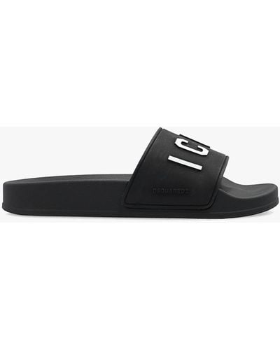 DSquared² Dsquared Slippers - Black