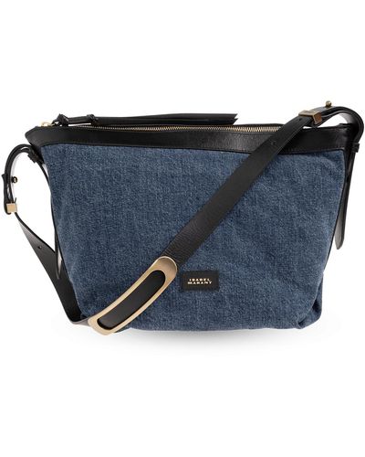 Isabel Marant 'leyden' Denim Shoulder Bag, - Blue