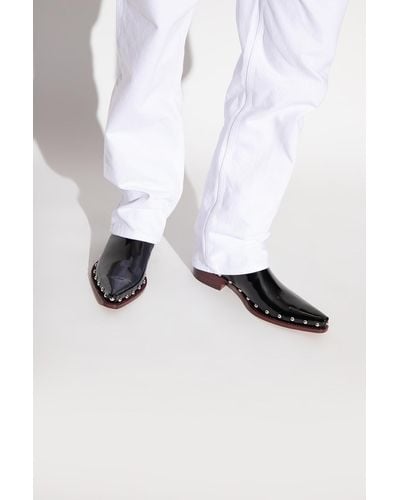 Bottega Veneta ‘Ripley’ Heeled Ankle Boots - Black
