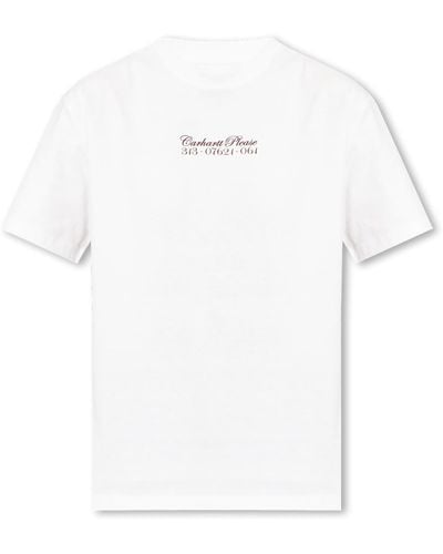 Carhartt T-shirt With Logo - White