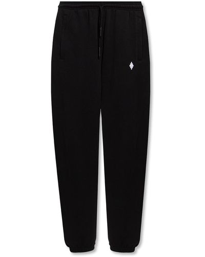 Marcelo Burlon Joggers With Logo - Black