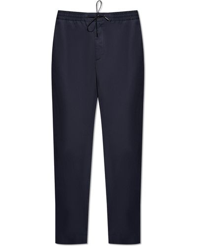 Moncler Cotton Trousers, - Blue