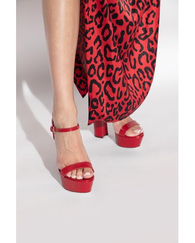 Dolce & Gabbana Heeled Sandals - Red
